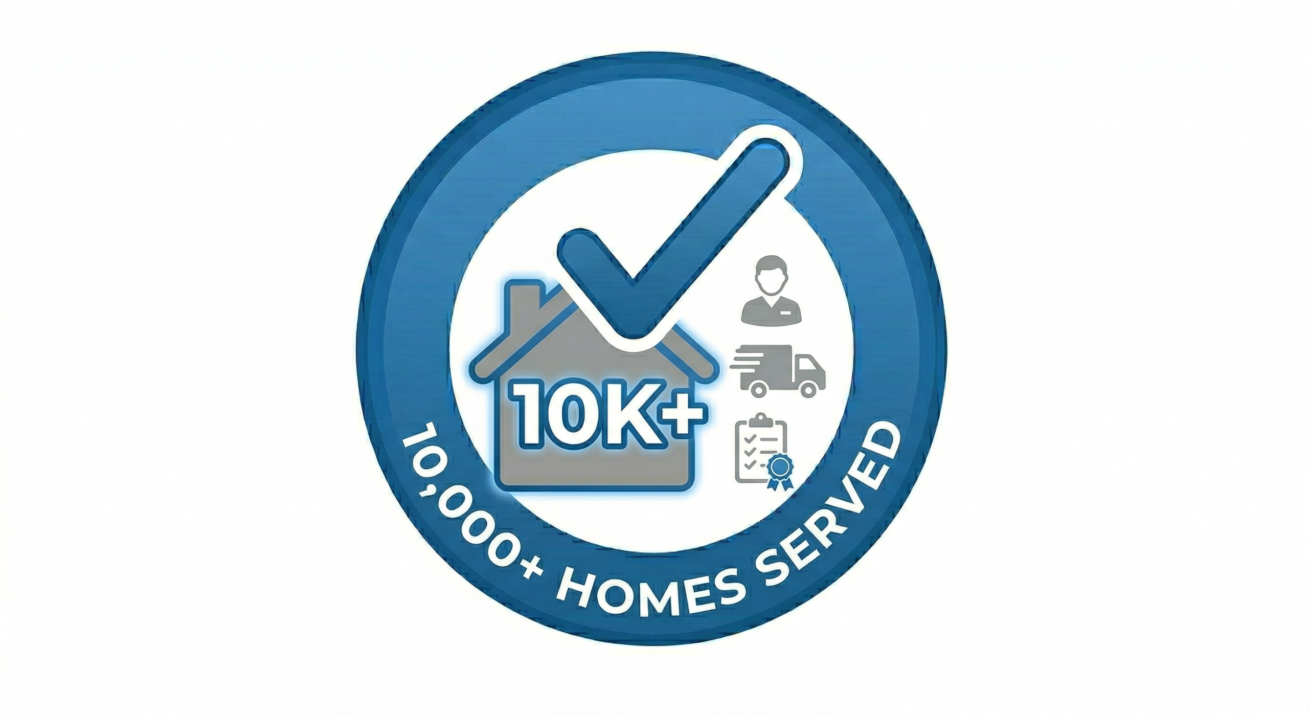 10,000+ Homes Served