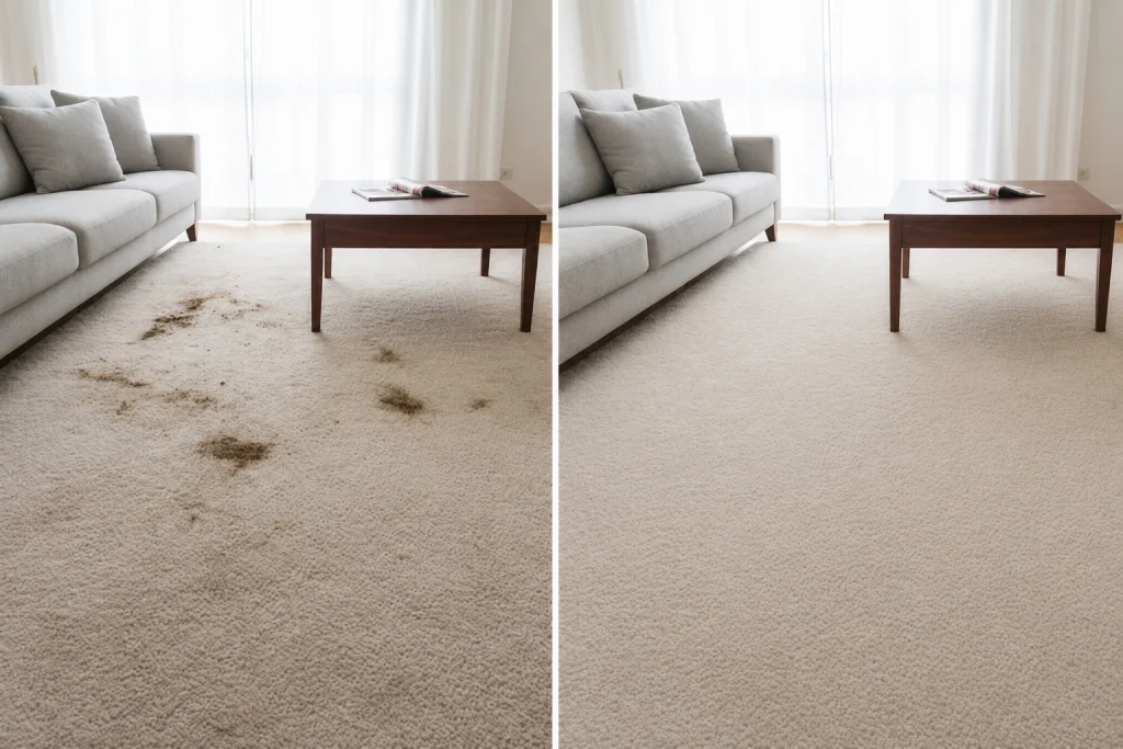 Heavy Carpet Stain Removal