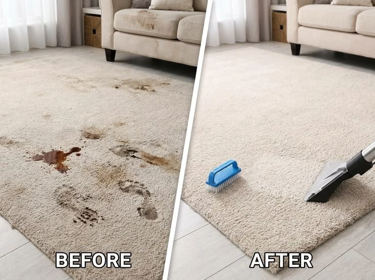 Deep Carpet Cleaning Results